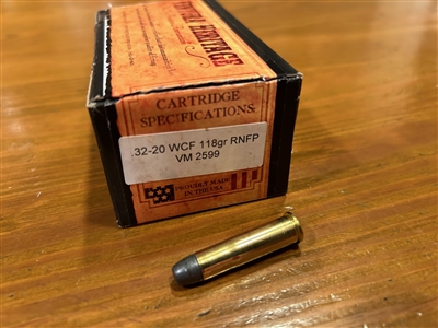 32-20 Winchester (32 WCF) Ventura 118gr RNFP #50